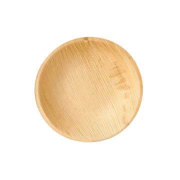 Assiettes, feuille de palmier "pure" rond Ø 18,5 cm · 2,5 cm