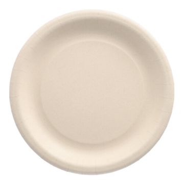 Assiettes Résidus agricoles "pure" rond Ø 23 cm blanc