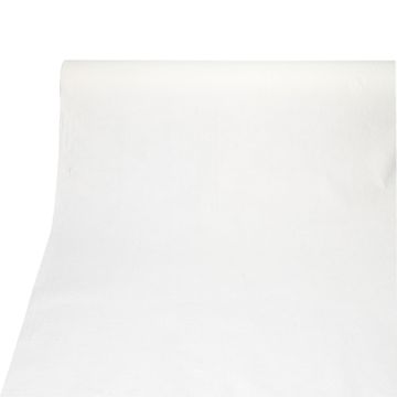 Nappe, aspect tissu, PV-tissu Mix "ROYAL Collection" 20 m x 1,18 m blanc