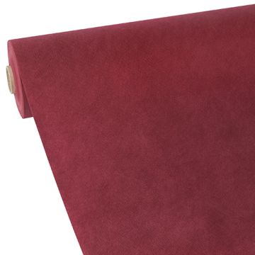 Nappe, aspect textile, non tissée "soft selection" 40 m x 0,9 m bordeaux