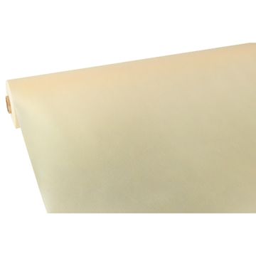 Nappe, aspect tissu, non tissée "soft selection" 40 m x 1,18 m crème