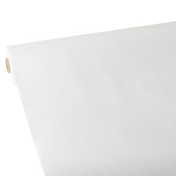 Nappe, aspect textile, non tissée "soft selection" 25 m x 1,18 m blanc