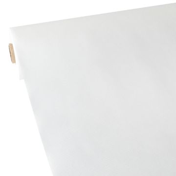 Nappe, aspect textile, non tissée "soft selection" 40 m x 1,18 m blanc