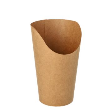 Coupelles, carton 470 ml 13,4 cm x 6 cm x 8 cm marron