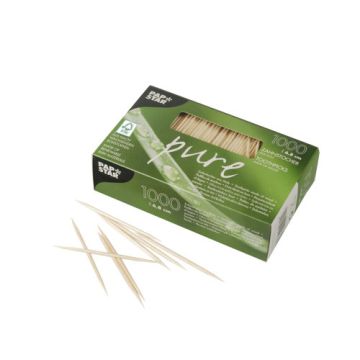 Cure dents, bois "pure" rond 6,8 cm