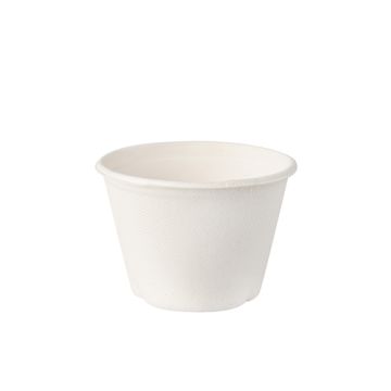 Coupelles, canne à sucre "pure" 100 ml Ø 7,5 cm · 5,3 cm blanc