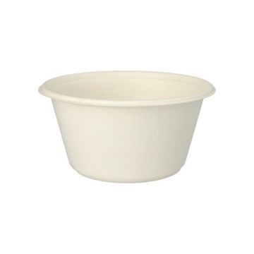 Coupelles, canne à sucre "pure" 1000 ml Ø 17 cm · 8,4 cm blanc